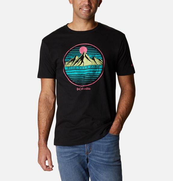 Columbia PHG T-Shirt Black For Men's NZ86195 New Zealand